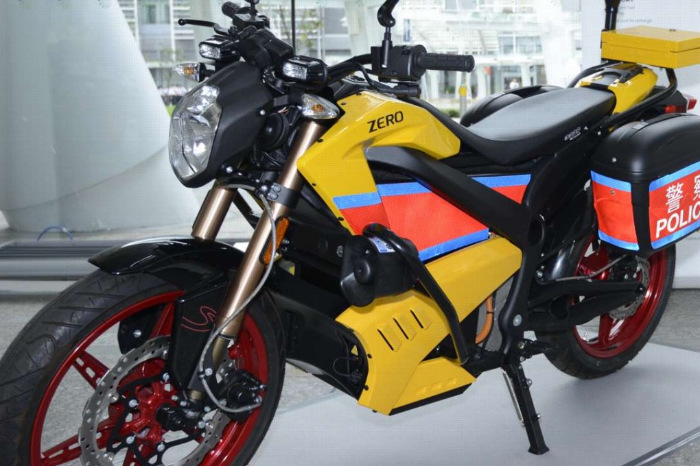 The Zero electric motorcycle purchased for use by Hong Kong Police. Image: Zero Motorcycles