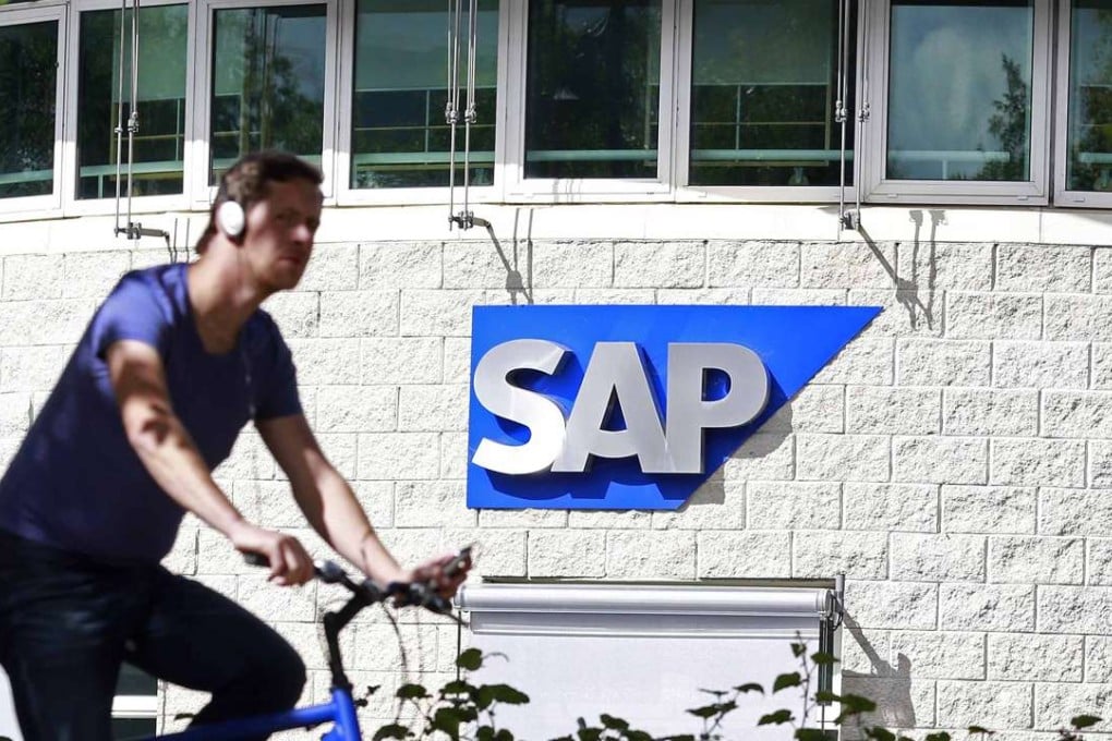 According to SAP, AliCloud will jointly market and help deploy its Hana One and other “software-as-a-service” solutions on the mainland. Photo: Reuters