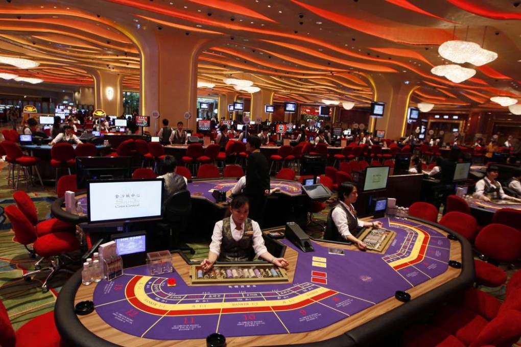 The gaming floor at the Sands Cotai Central in Macau. Photo: AP