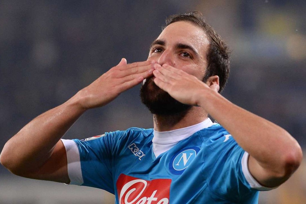 Striker Gonzalo Higuain has upset Naples by moving to Turin rivals Juventus. Photo: EPA