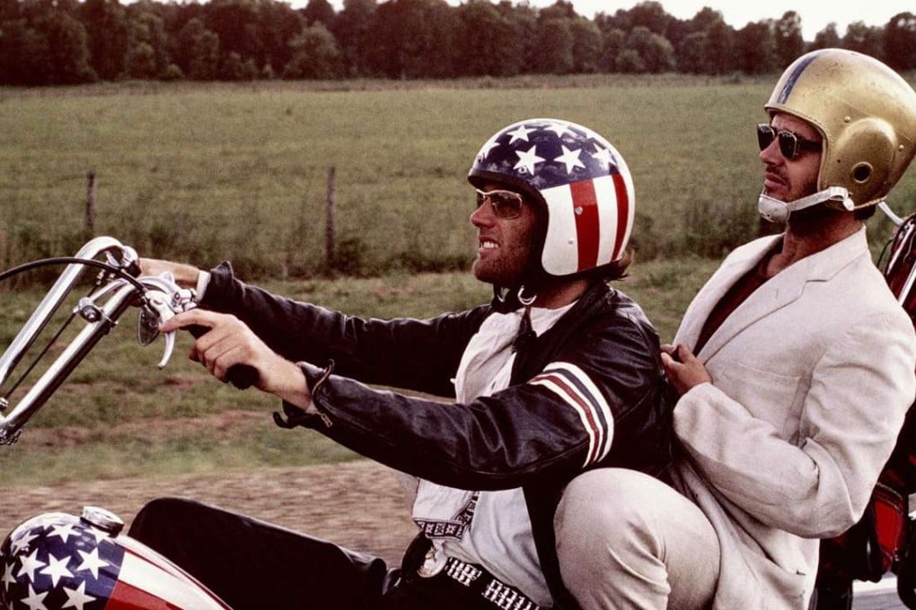 Peter Fonda (left) and Jack Nicholson in Easy Rider (1969)