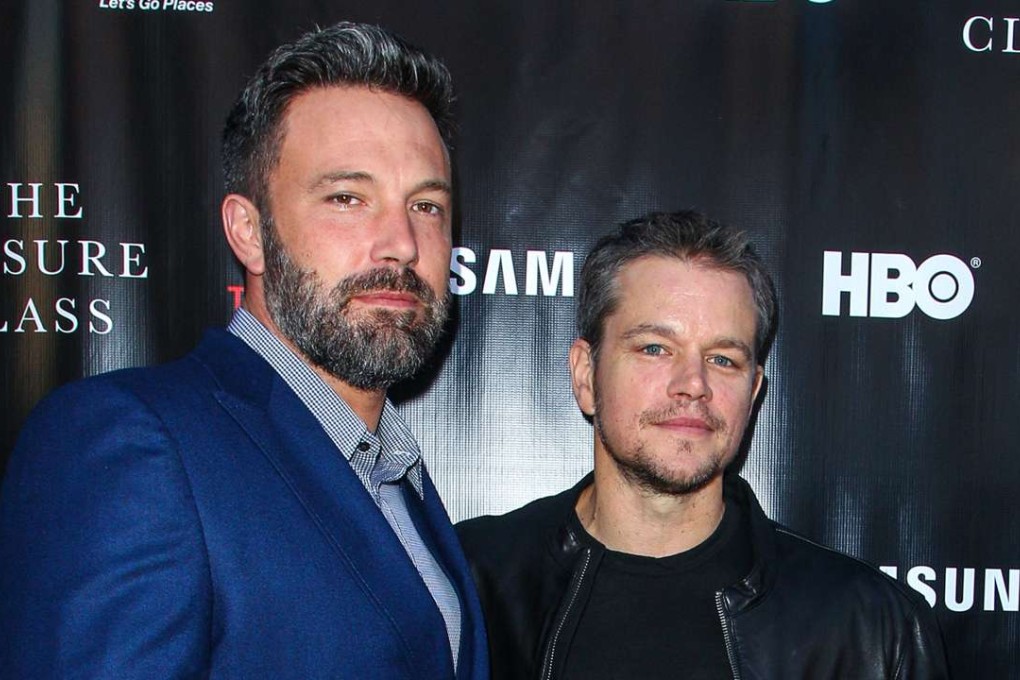 Ben Affleck (left) and Matt Damon attend the premiere of The Leisure Class. Damon and Affleck are using their production company to address Hollywood’s problems with representation of minorities and women. Photo: AP