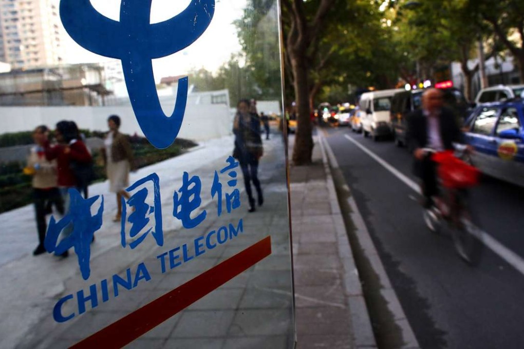 China Telecom is one of the companies Fitch predicts will be in its ‘positive credit change zone’. Photo: Reuters