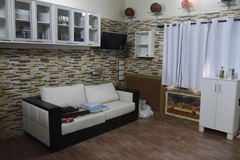 View of Brazilian drug trafficker Jarvis Chimenes Pavao's cell at Tacumbu prison in Asuncion. Photo: AFP