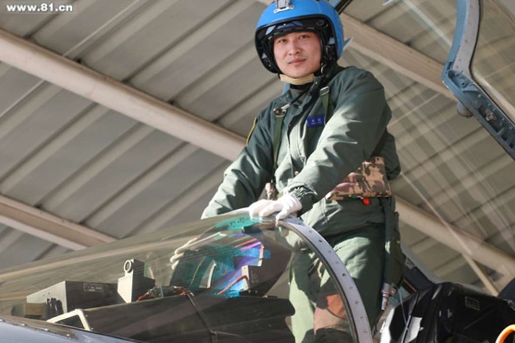 PLA pilot Zhang Chao was killed when his jet crashed in April. Photo: SCMP Pictures