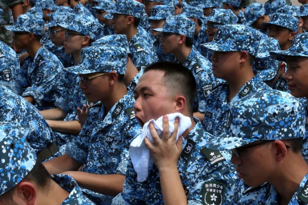Camp participants at its opening on July 18. Photo: K.Y. Cheng