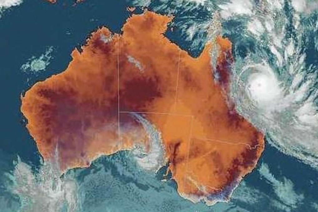 Australia moves north by seven centimetres a year. Photo: EPA