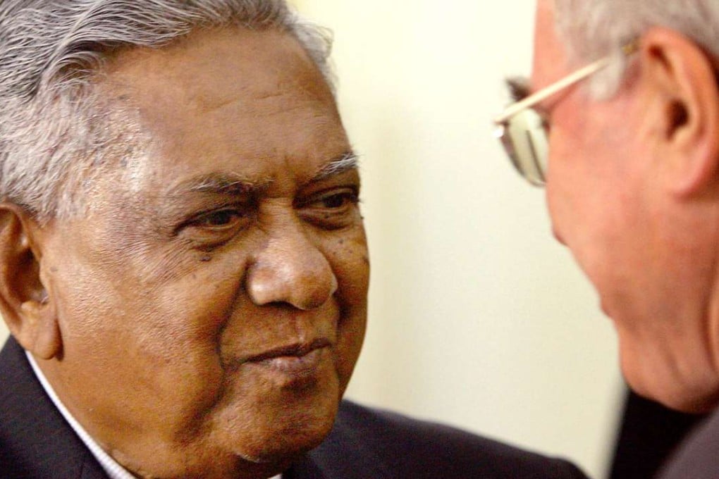 Singapore's former president SR Nathan, pictured here in 2005, is in critical condition in the Intensive Care Unit at Singapore General Hospital. File photo: Reuters