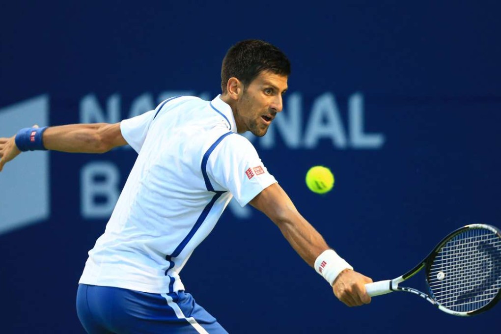Serbia’s Novak Djokovic defeated Gael Monfils of France in the semi-final at Toronto. Photo: Xinhua