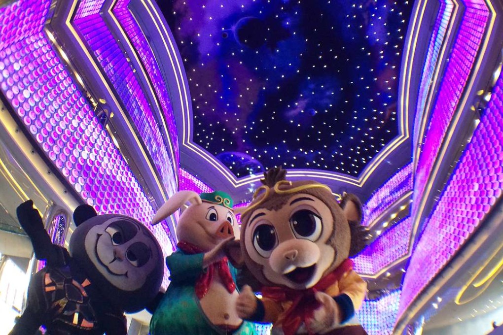 An interior view of Wanda Movie Park which opened in December 2014, and has now closed for renovation. Photo by Simon Song, SCMP