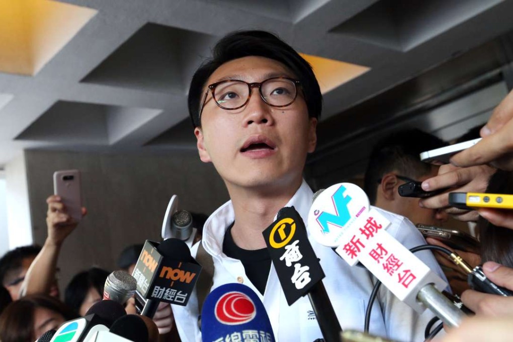 Edward Leung says the Hong Kong government is “playing tricks”. Photo: K. Y. Cheng