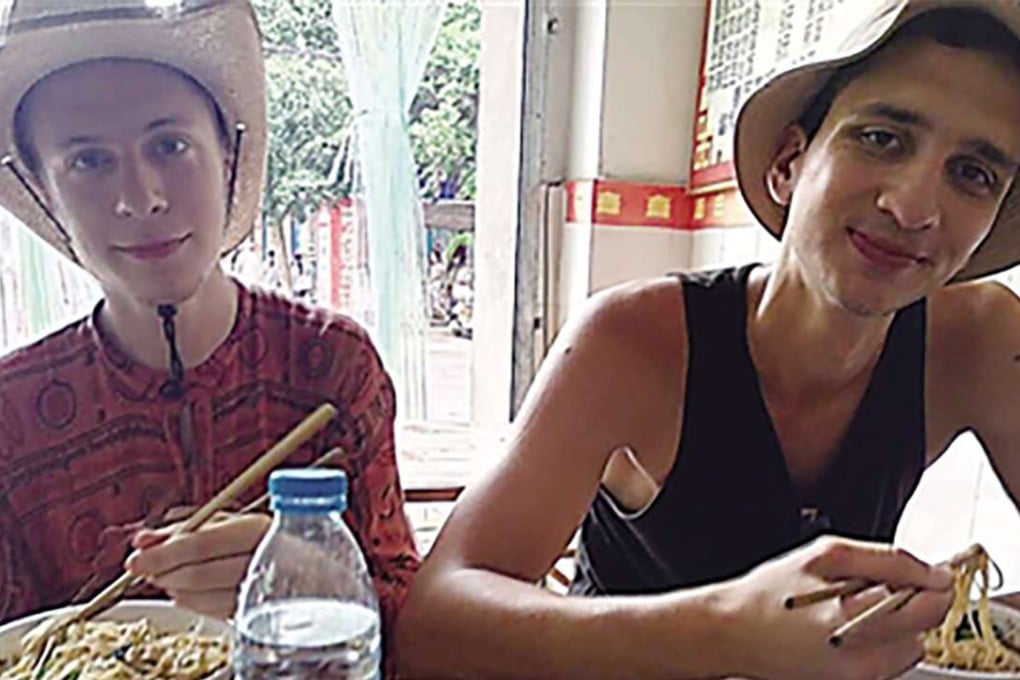 Two of the Russian travellers. Photo: SCMP Pictures