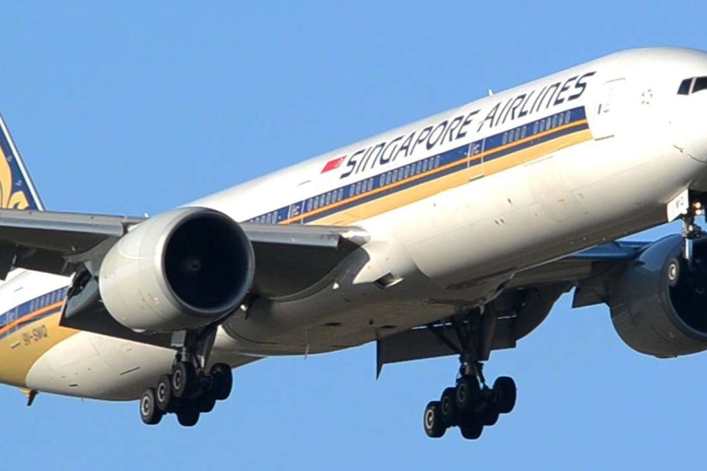 The Singapore Airlines flight had to divert because of the high winds. Photo: SCMP Pictures
