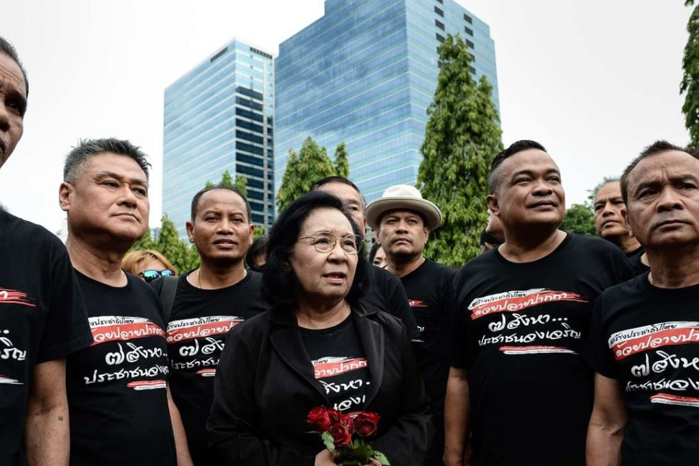 Leaders of Thailand’s pro-democracy “red-shirt” movement. Photo: AFP