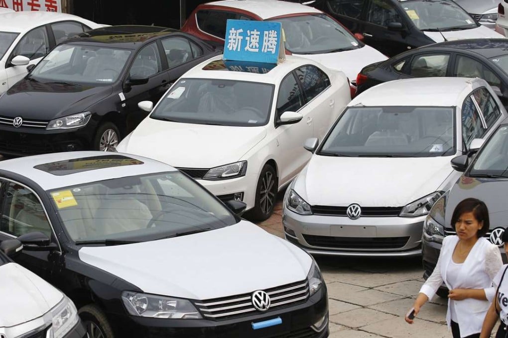 Analysts are suggesting Chinese consumers have brought forward their car purchases to 2016, to benefit from a tax cut which ends at the end of the year. Photo: Reuters