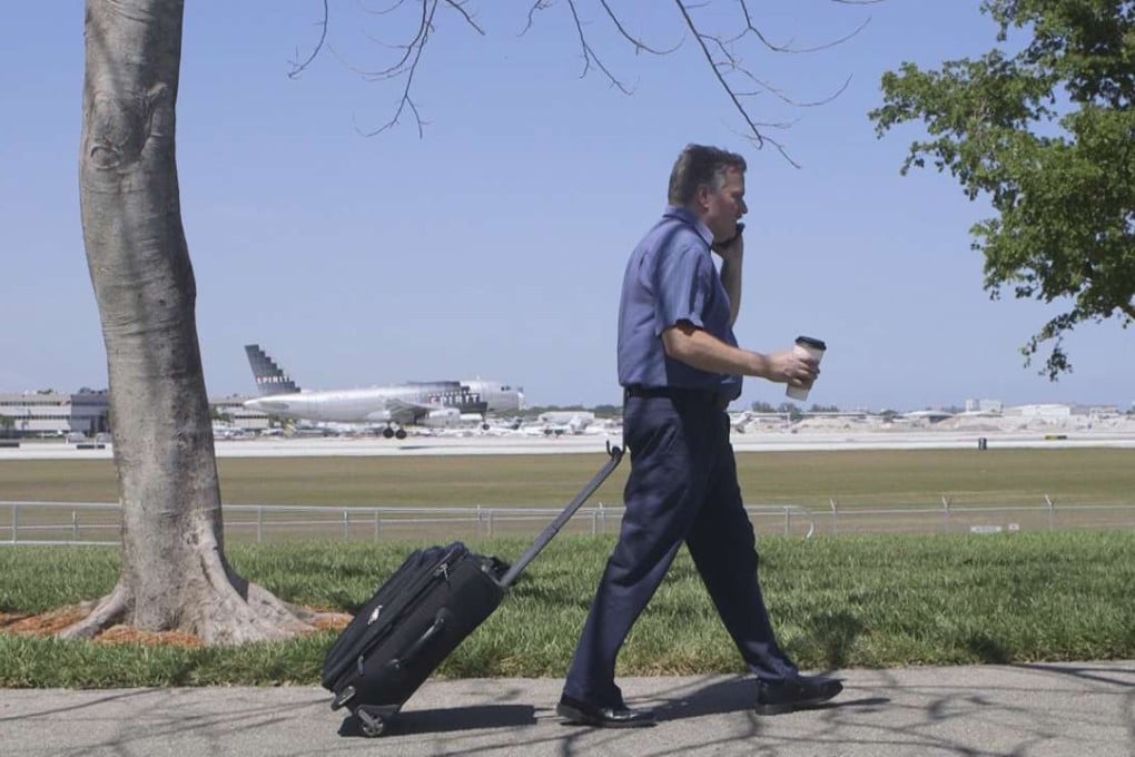 The My Hitch suitcase attachment.