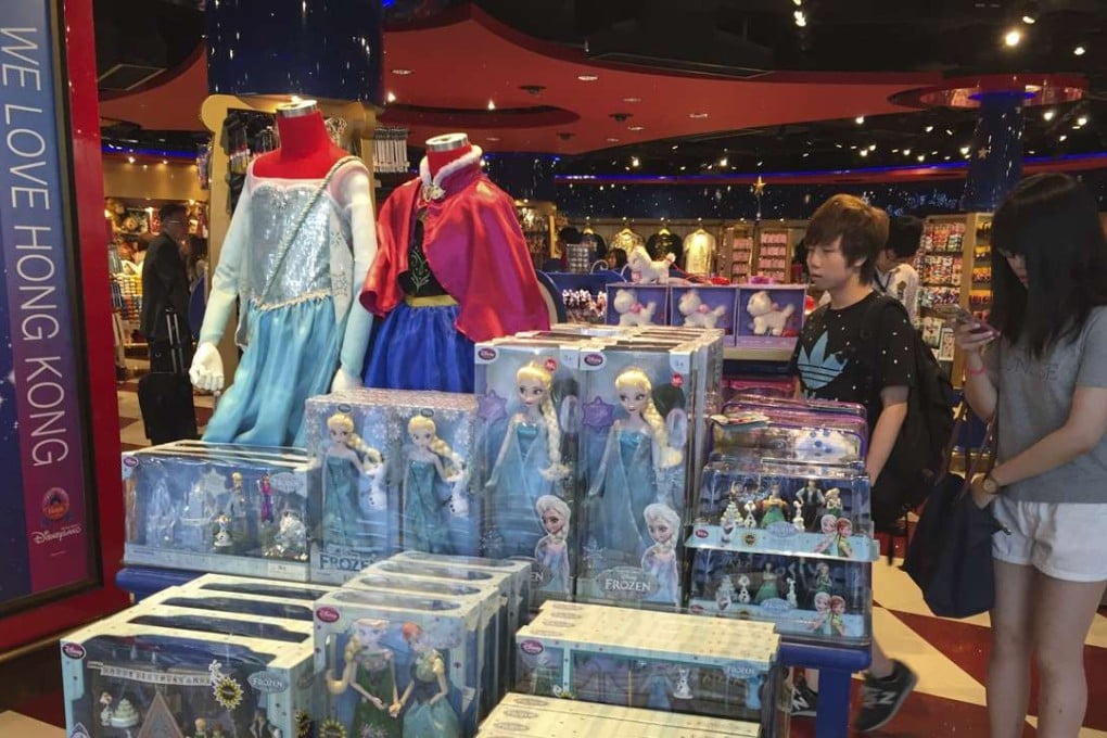 Frozen toys at a Disney store at Hong Kong International Airport. Photos: George Edward Knowles