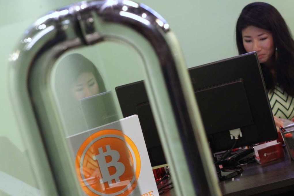 Bitcoin ATM shop in Wan Chai. The virtual currency hasn’t taken off in Hong Kong. Photo: Dickson Lee