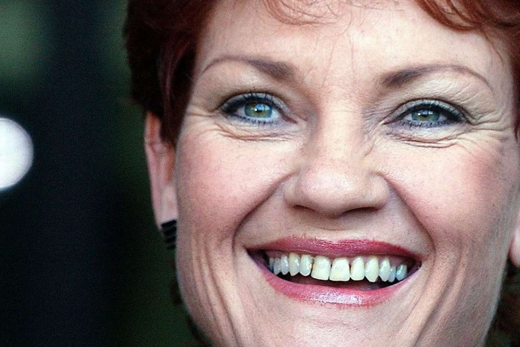 One Nation’s Pauline Hanson. Photo: EPA