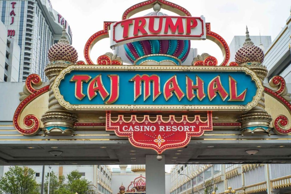 The Trump Taj Mahal casino resort is seen in Atlantic City, New Jersey. Photo: AFP