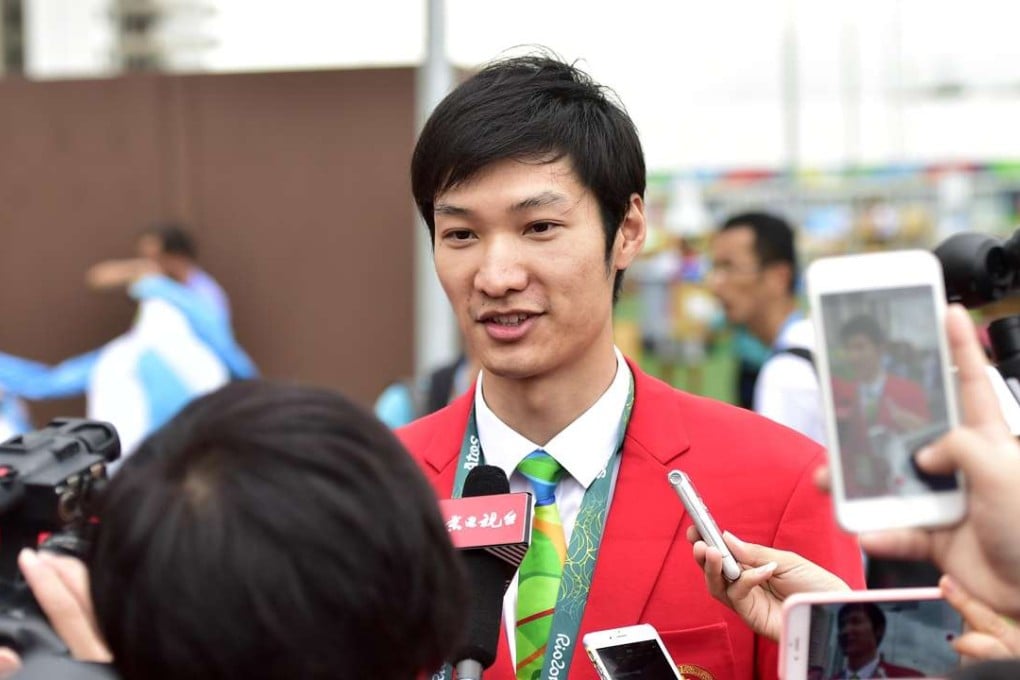 Lei Sheng will carry China’s flag at the opening cermony. Photo: Xinhua