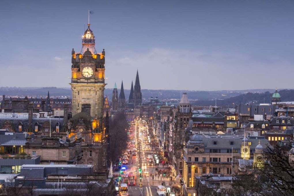The clocktower of the Balmoral Hotel stands tall over Princes Street. Pictures: Paul Tomkins / VisitScotland; AFP
