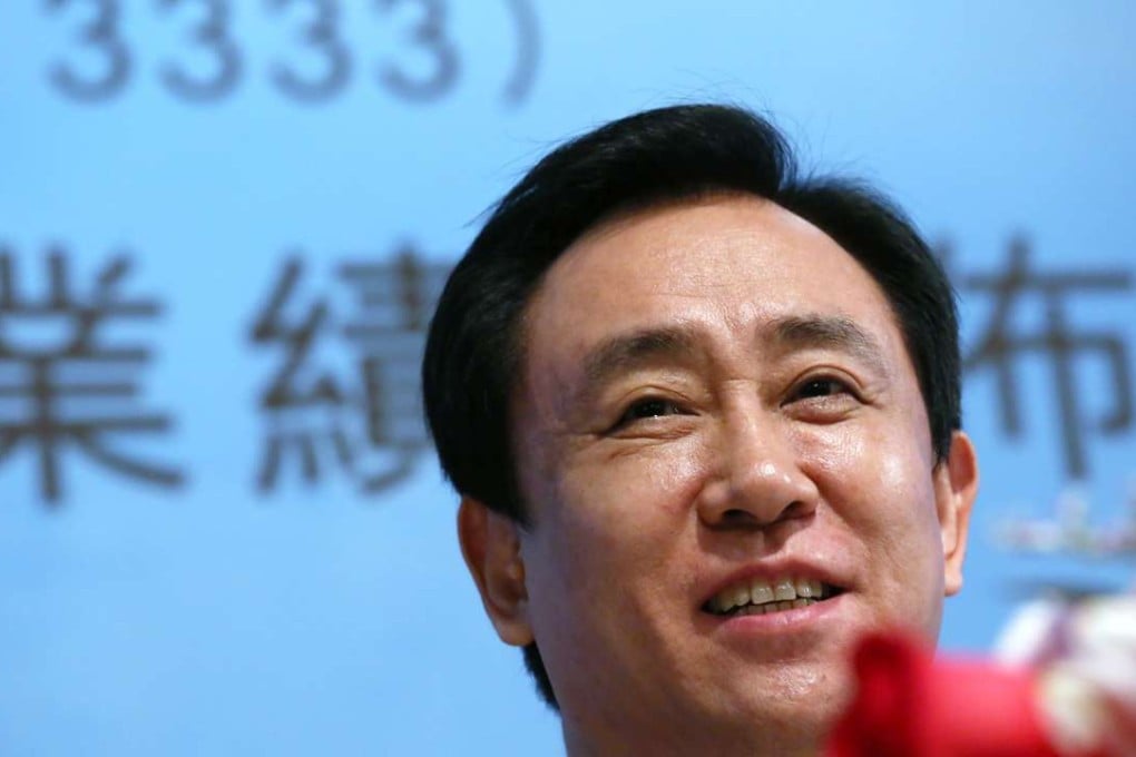 Evergrande chairman Hui Ka-yan. Photo: Nora Tam