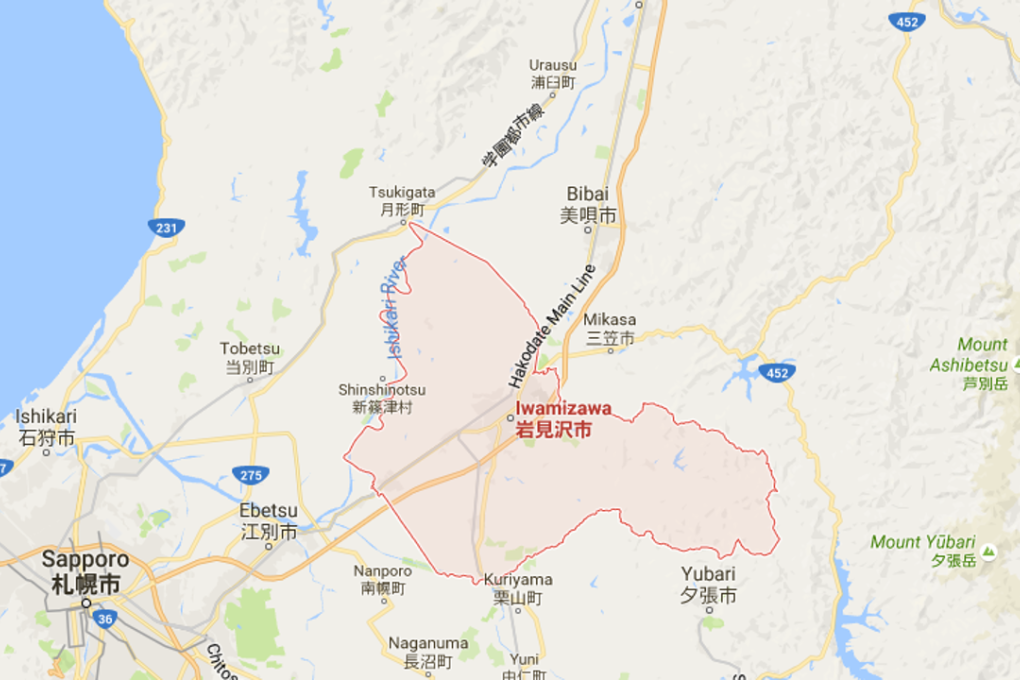 The boy was killed in the crash in Iwamizawa on Wednesday. Photo: Google