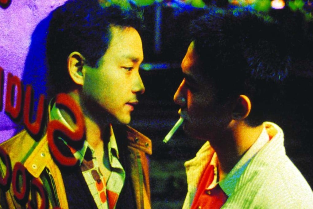 A newly released still image of Leslie Cheung and Tony Leung in Happy Together forms part of the cover artwork for a special edition of the film’s soundtrack released to mark its production company’s 25th anniversary.