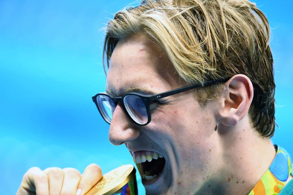 Mack Horton of Australia not Mark Horton of Watford. Photo: EPA