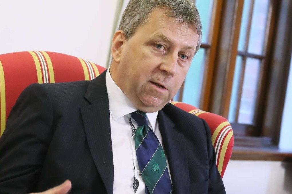 Peter Mathieson defends the reforms to the HKU’s hiring process. Photo: Dickson Lee