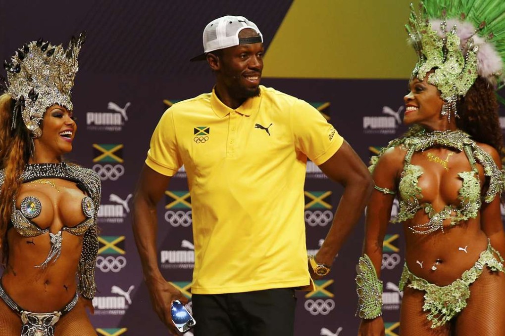 Usain Bolt was in a relaxed mood in Rio de Janeiro. Photo: Reuters