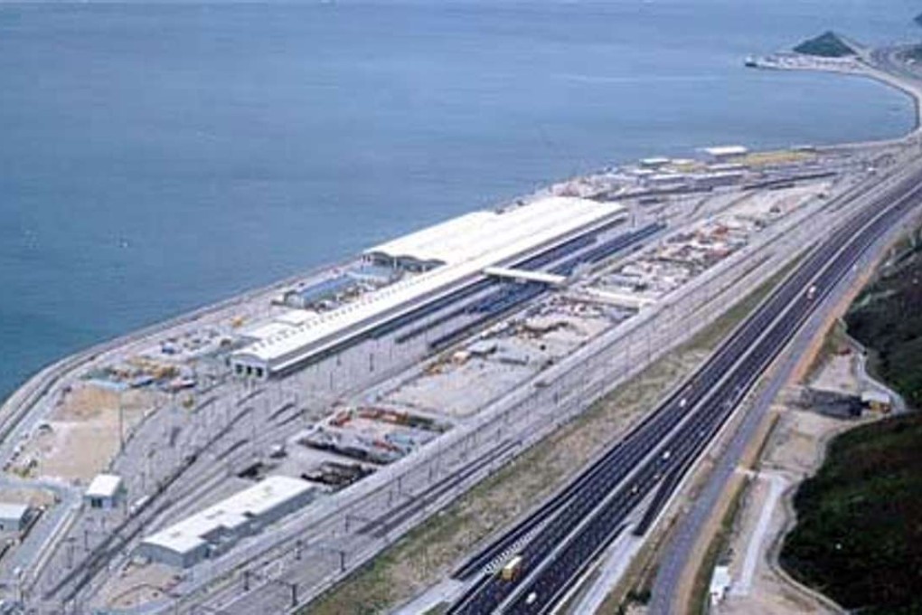 The teenagers were spotted by a train ­captain near Siu Ho Wan, about 8km from Sunny Bay ­station in northern Lantau Island. Photo: SCMP Pictures