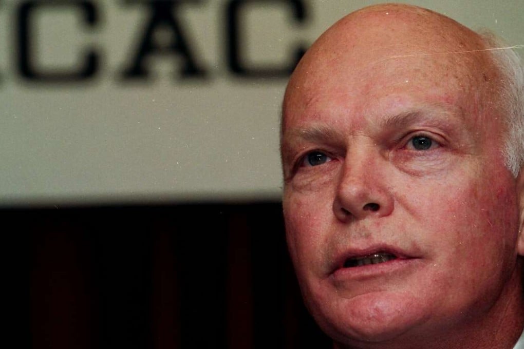 Betrand de Speville will give a speech on the ICAC’s evolvement. Photo: SCMP Pictures
