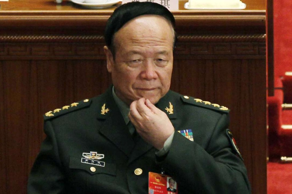 General Guo Boxiong, who has been sentenced to life for taking bribes, is seen here attending a session of the National People’s Congress in Beijing in 2012. Photo: AP