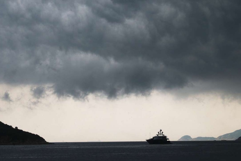Clouds gather over Deep Water Bay. Photo: SCMP Pictures