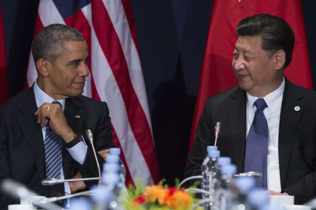 In this photo tken Nov. 230, 2015, President Barack Obama meets with Chinese President Xi Jinping in Le Bourget, outside Paris. Chinese President Xi Jinping will meet with President Barack Obama in Washington next week on the sidelines of a nuclear security summit. Photo: AP