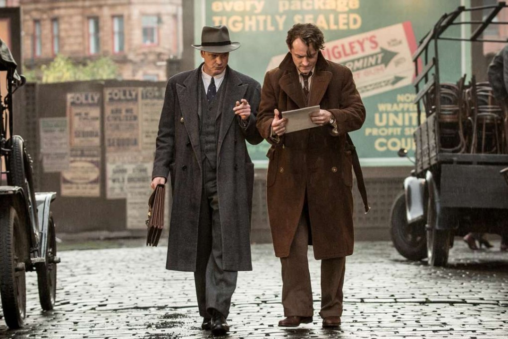 Colin Firth and Jude Law in Genius (category: IIA), which also stars Nicole Kidman. The film is directed by Michael Grandage.