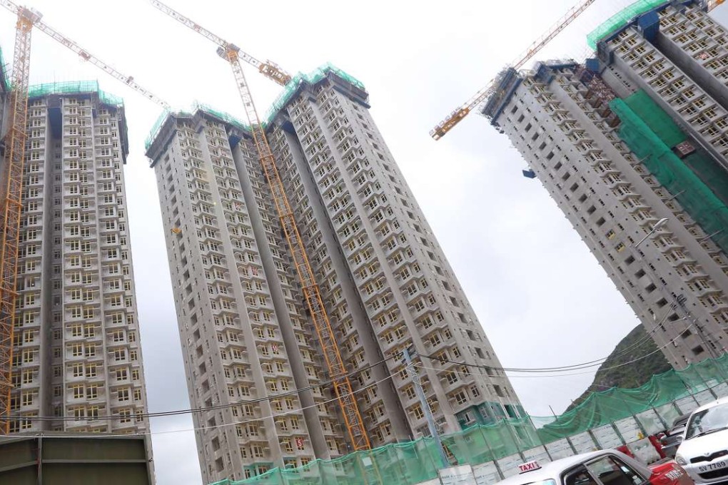 The government had already admitted that the actual production of public housing flats will fall short of the 10-year target of providing 280,000 flats. Photo: Nora Tam
