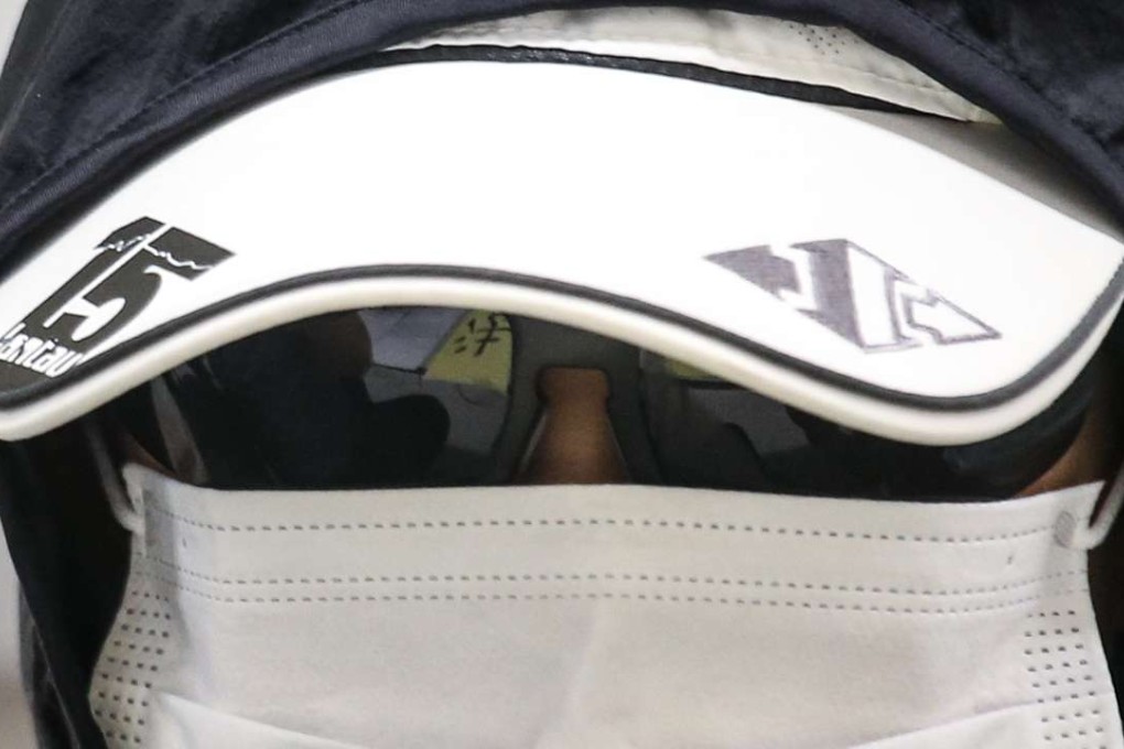 An unidentified complainant attended a press conference yesterday to disclose the university’s “unreasonable dismissals”. Photo: David Wong