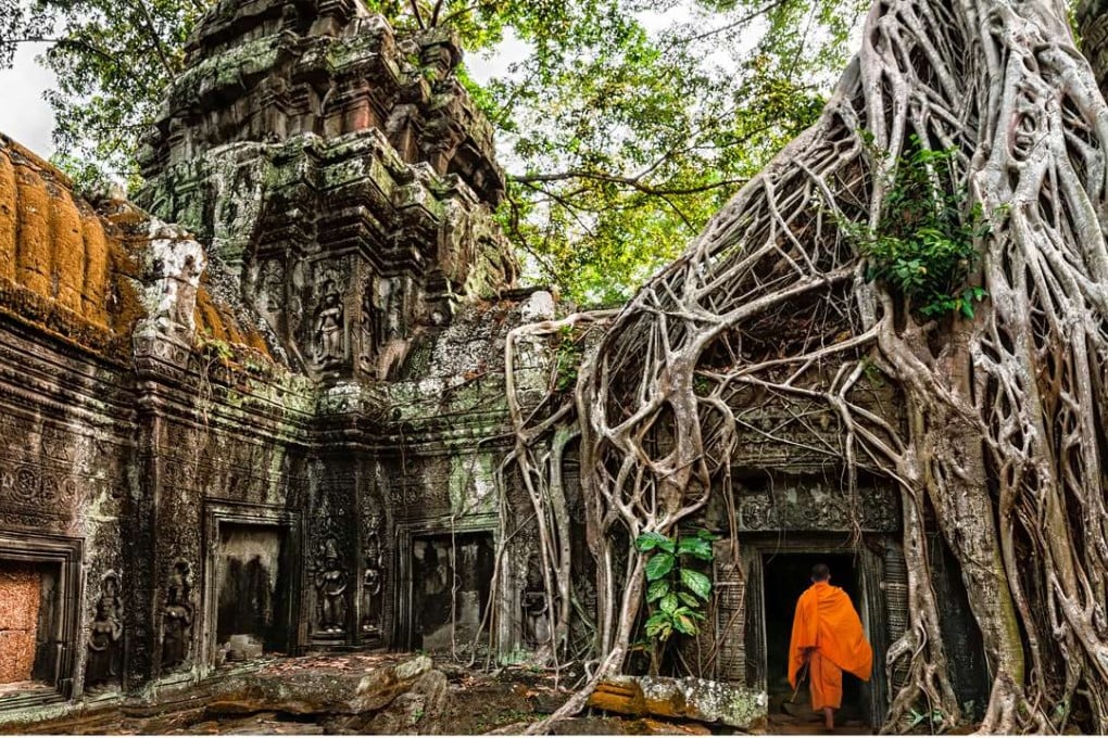 Ta Prohm temple, Angkor.