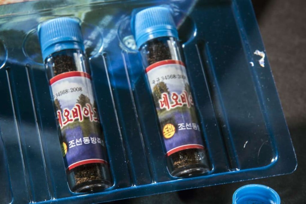 North Korea's ‘Neo Viagra’ is billed as an herbal medicine, but a test shows it contains the same active ingredient as is found in genuine Viagra. Photo: The Washington Post