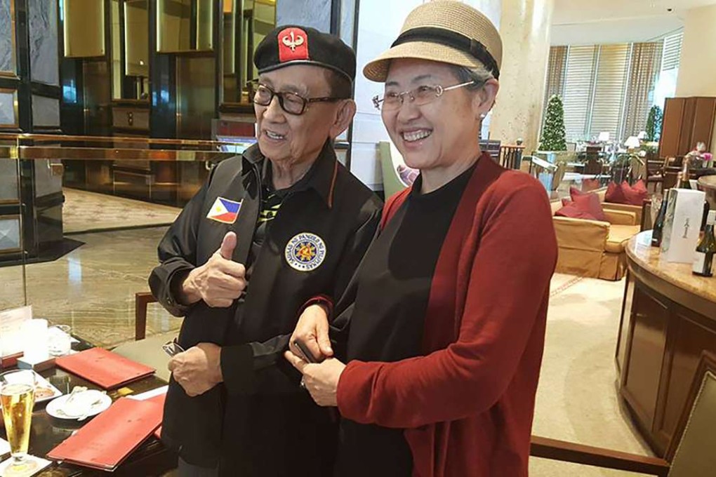 Ramos (left) pictured having dinner in Hong Kong with Fu Ying, the chairwoman of the foreign affairs committee of the National People’s Congress. Photo: SCMP Pictures