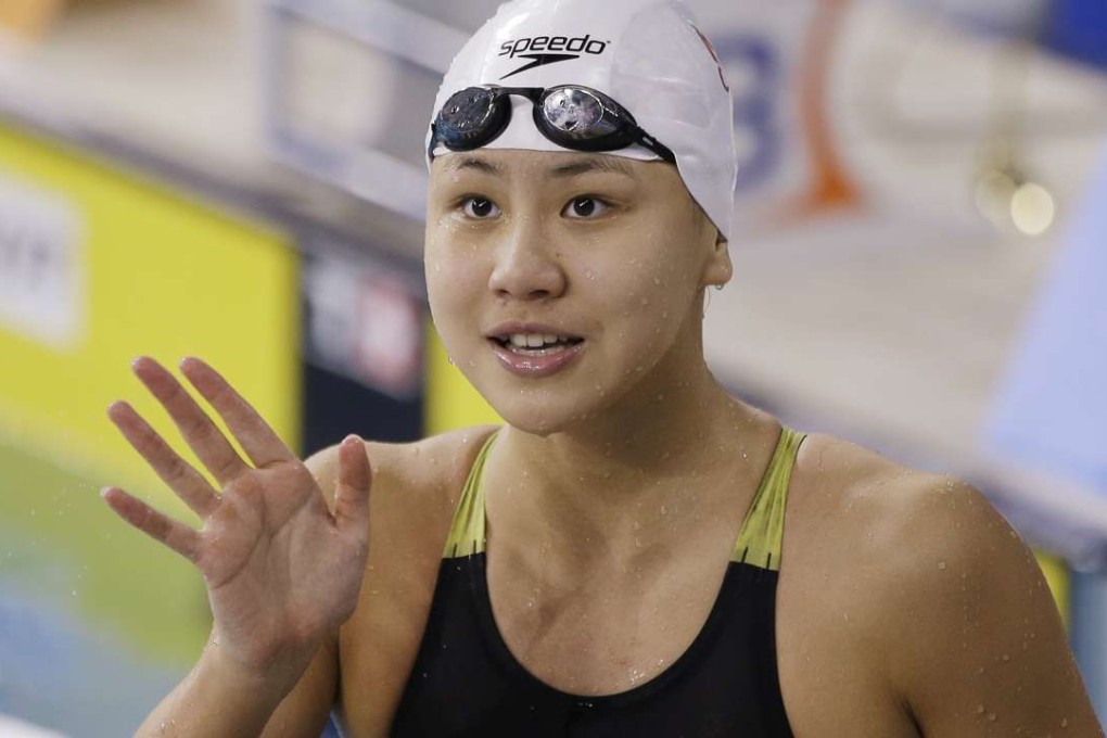 China’s Chen Xinyi tested positive after the 100m butterfly final. Photo: AP