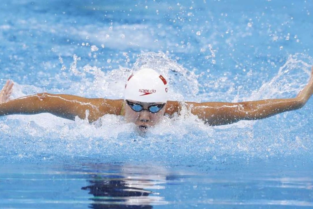 Chen Xinyi had finished fourth in the 100m butterfly final prior to news she tested positive for diuretic hydrochlorothiazide. Photo: Reuters