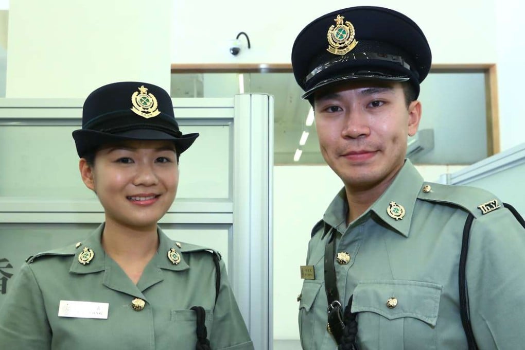 The Customs and Excise Department is looking to recruit 500 officers, who will undergo 15 weeks of basic training. It is anticipating more than 10,000 applicants. Photo: Edmond So