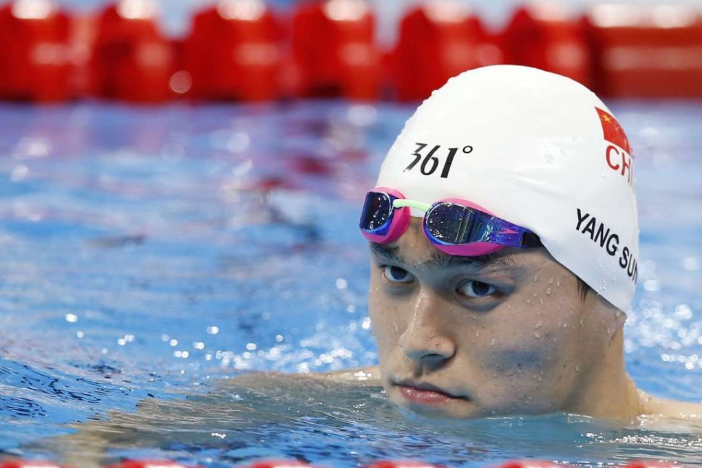 China’s Yang Sun in Rio de Janeiro. Photo: EPA