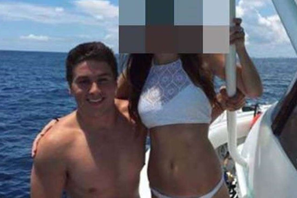 Austin Harrouff and an unidentified companion, in an image taken from social media. Photo: Facebook