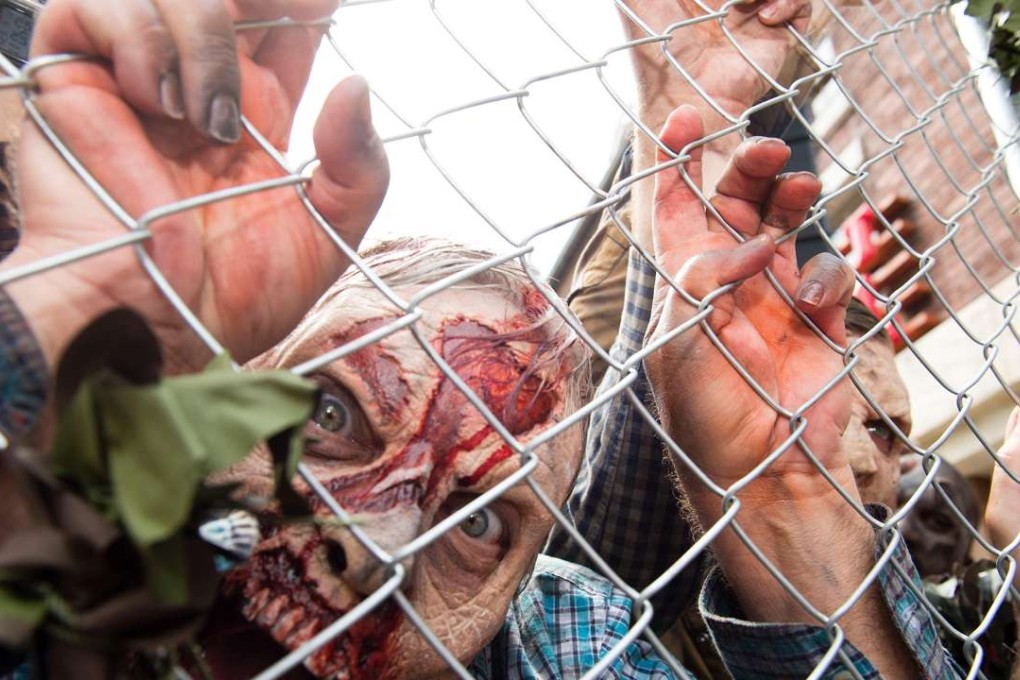 The zombie genre on TV and in movies appeals to people because it lets them explore their primal fears. File photo: AFP