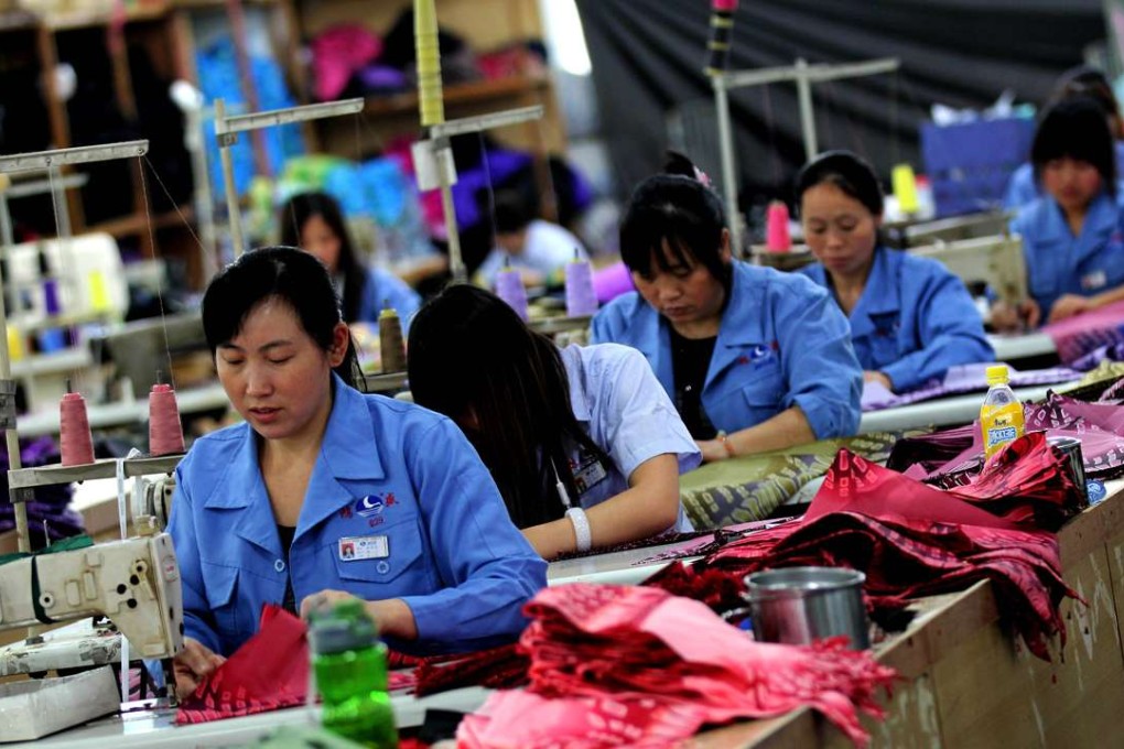 The Ningxia government is issuing a guideline granting special protection to women in the workforce. Photo: AFP